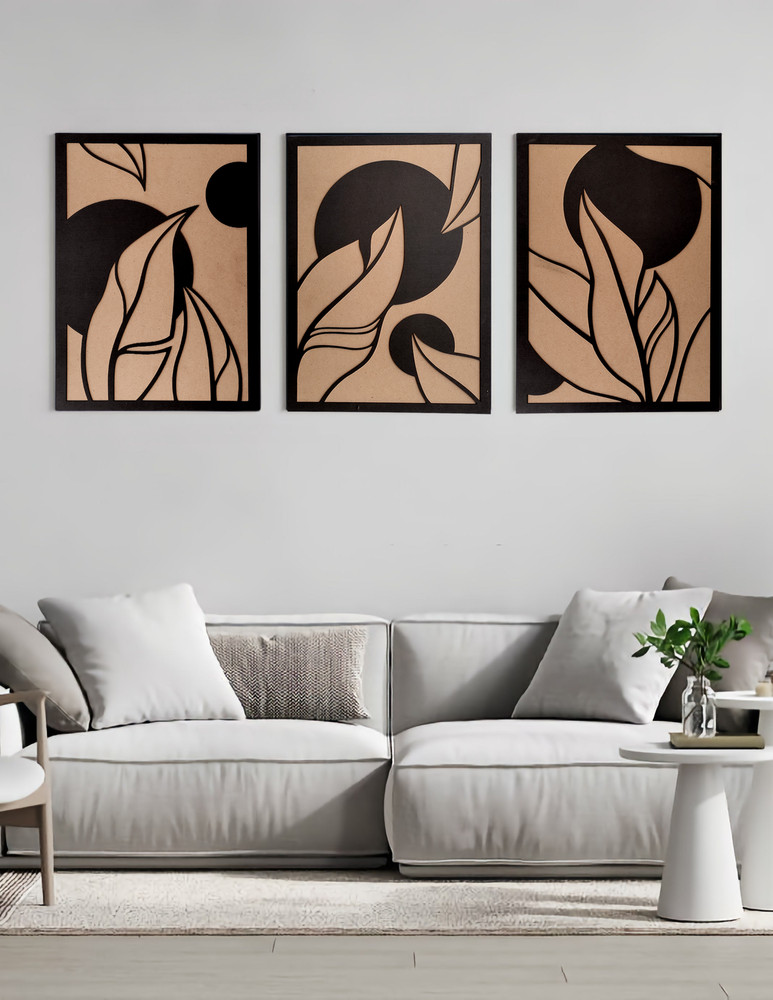 welldora Wall Art for Living Room Wall Decoration for Drawing Room Bedroom Home Decor MDF Pack of 3 Price in India Buy welldora Wall Art for Living Room Wall Decoration for