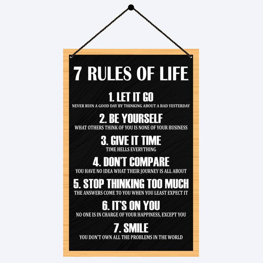 Design Rules Quotes Lettering Postcard Quotes Set Stock Illustration
