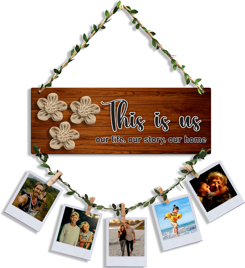 Wall hanging top with photos