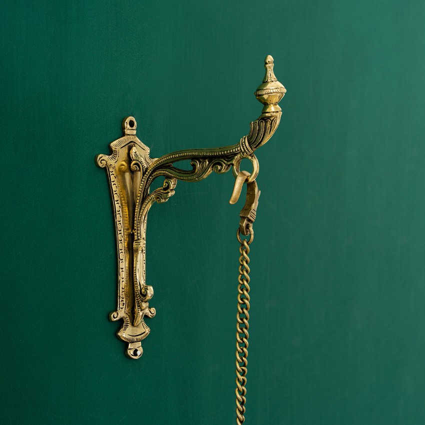 Home Decorative Hooks Brass Hook 2 Pack Wall Hooks Decorative Gold Wall  Hooks for Hanging Brass Hooks for Hanging Coats (Color : Gold, Size : Pack  of