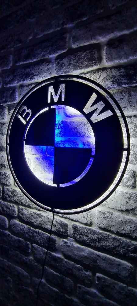 Bmw logo top led light