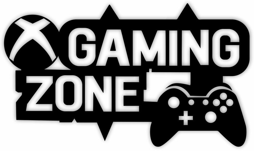 GK Design GAMING ZONE Wall Decoration MDF laser cutout for home