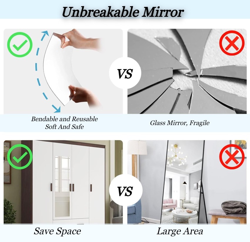 Glass Mirror vs Acrylic Mirror