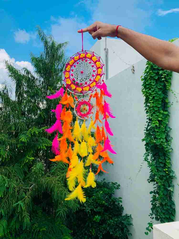 The Macrame Corridor Hand Knitted Sunshine 2 Tier Dream Catcher Price in  India - Buy The Macrame Corridor Hand Knitted Sunshine 2 Tier Dream Catcher  online at