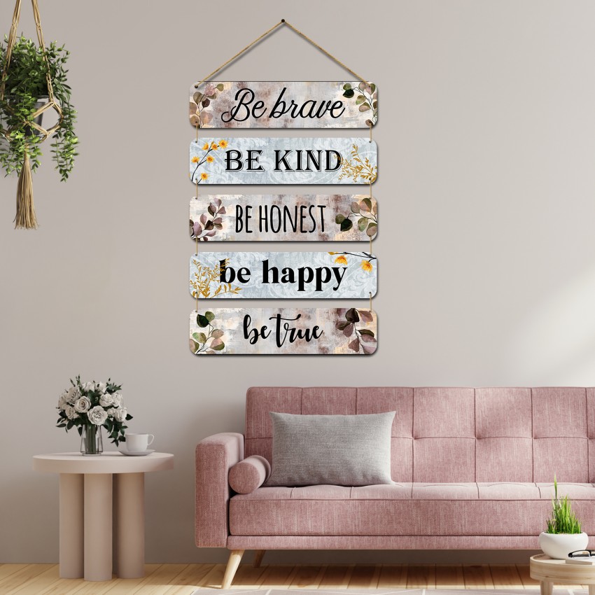 KOTART Wall Art Wooden Wall Hanging Motivational Quotes for Room ...