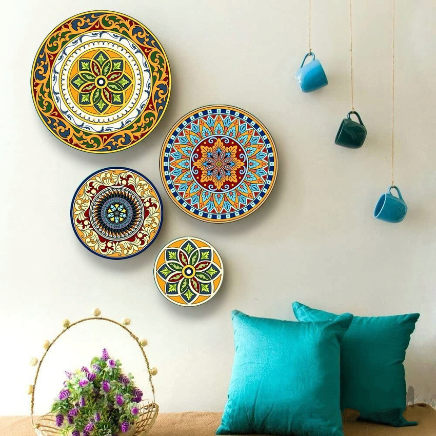 Decorative plates set of 4 discount