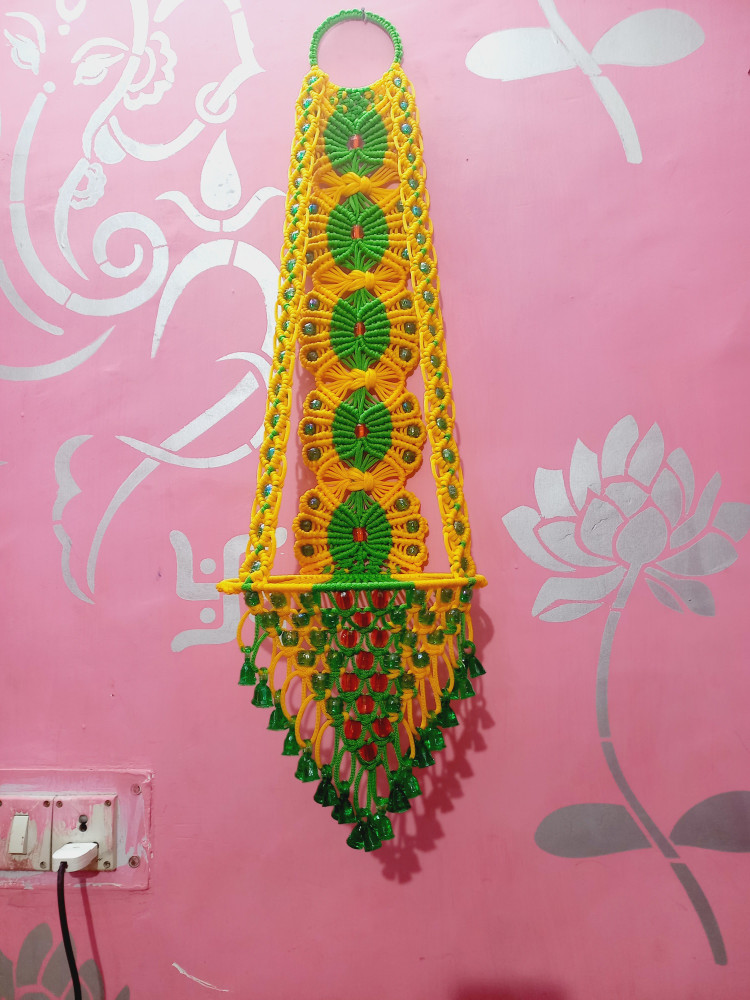 Onlime Shiv traders teddy bear swing wall hanging yellow and green colour Price in India Buy Onlime Shiv traders teddy bear swing wall hanging yellow and green colour online at Flipkart