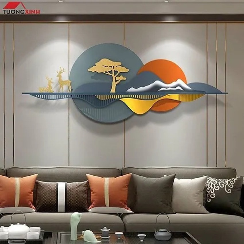59 Modern 3D Unique Metal Nature Landscape Wall Decor Art for Living Room  Bedroom