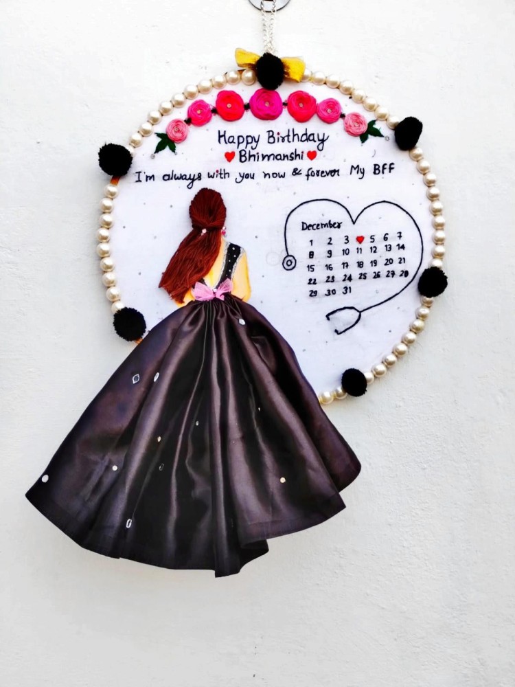 Send Love Embroidery Hoop Frame Gift Online, Rs.1100