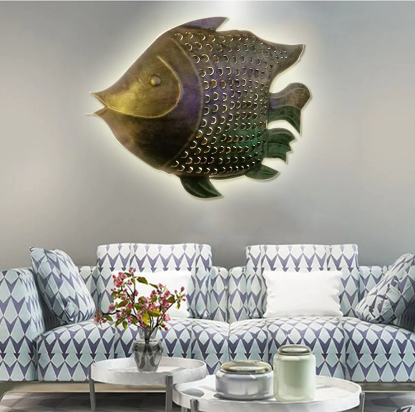 MS Enterprises FISH WALL HANGING With LED Light Effected handicraft  Decorative Price in India - Buy MS Enterprises FISH WALL HANGING With LED  Light Effected handicraft Decorative online at
