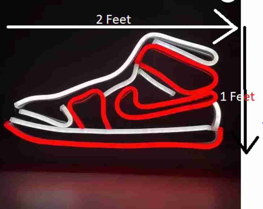 Neon light shoes discount
