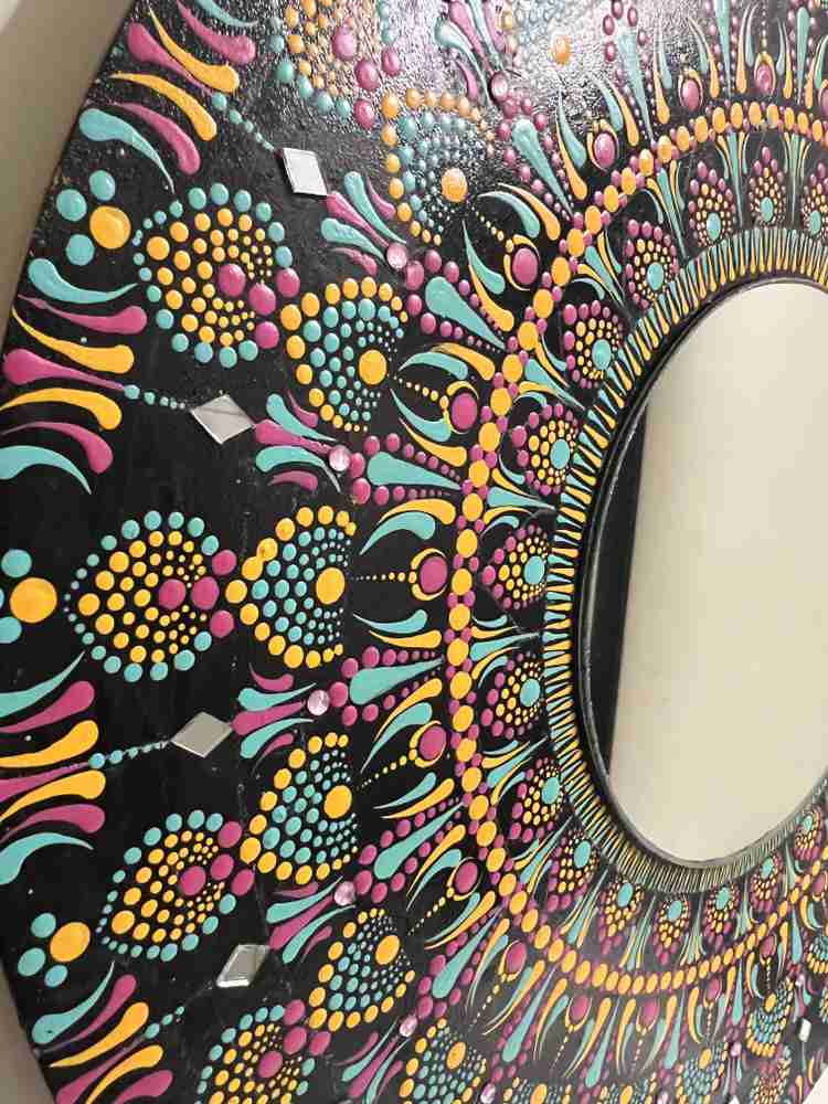 mandala art Dot Mirror Price in India Buy mandala art Dot Mirror