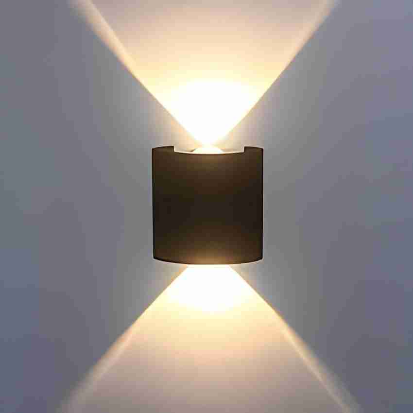 Wall outlet light uplighter