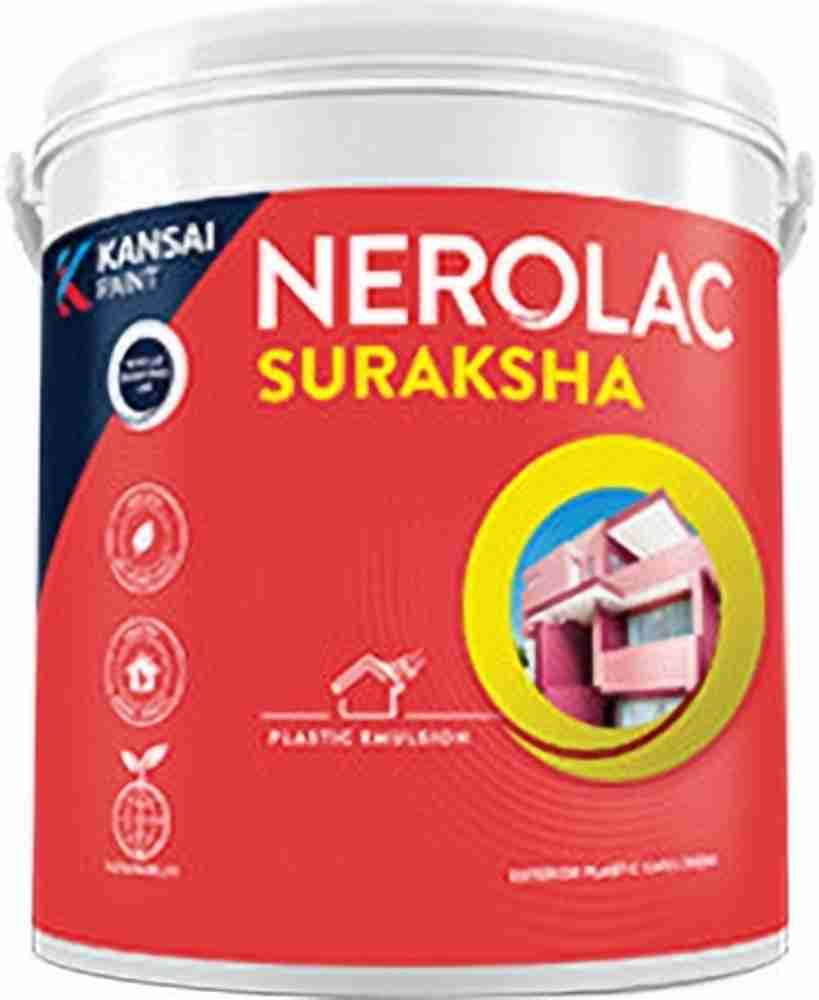 nerolac Suraksha White Ulimate Exterior Paint 10ltr White with 1 year warranty White Emulsion Wall Paint Price in India Buy nerolac Suraksha White Ulimate Exterior Paint 10ltr White with 1 year warran...