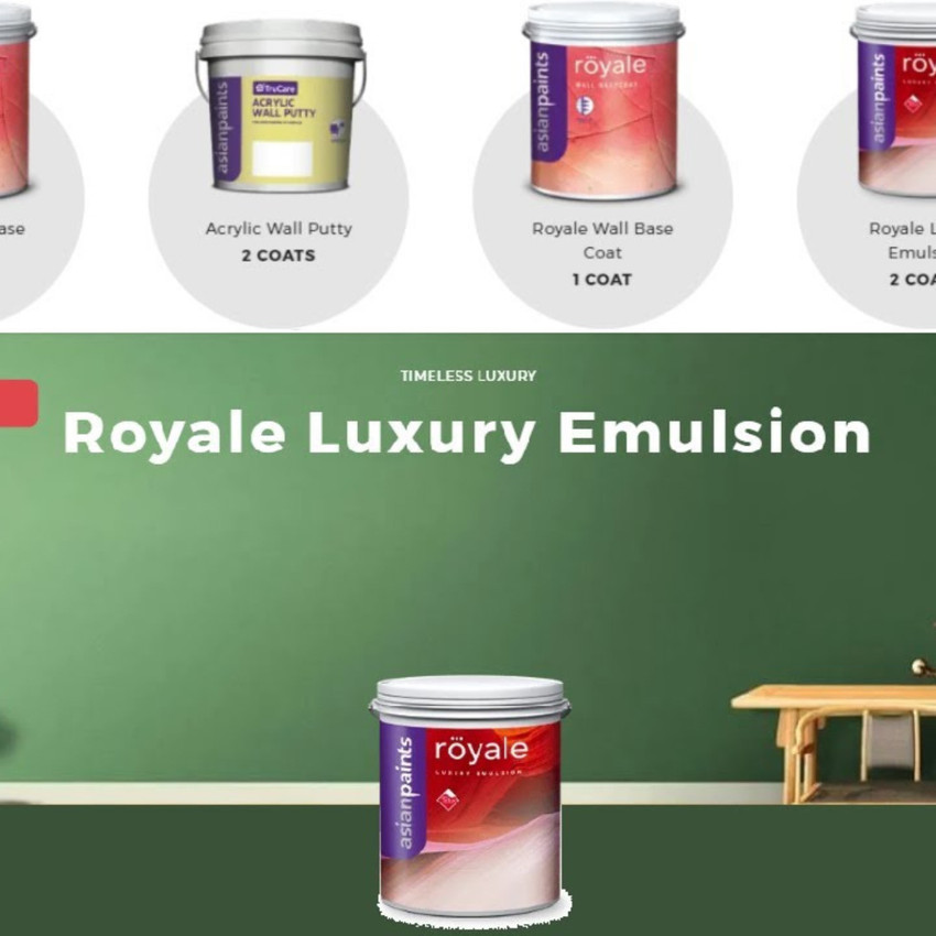 Aisan Paints Apcolite Premium Emulsion Vs Royale Luxury, 40 OFF