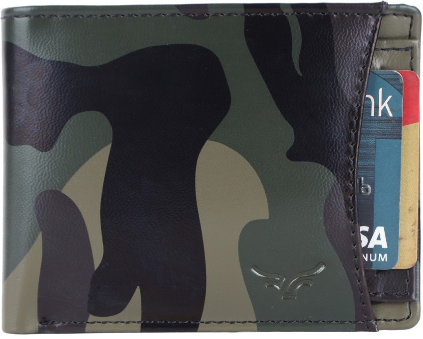 Camouflage Leather Wallet
