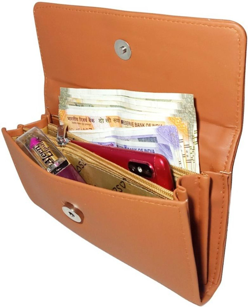 PROUDME Women Tan Artificial Leather Money Clip TAN Price in India Flipkart