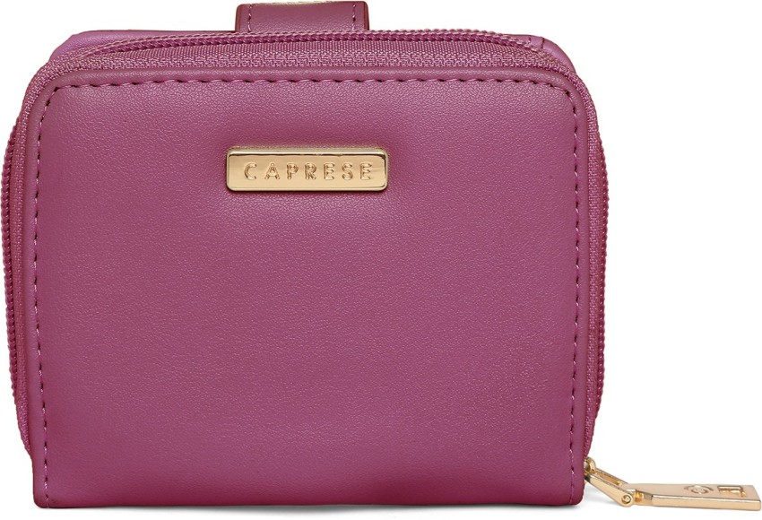 Caprese Women Pink Artificial Leather Wallet FUCHSIA PINK - Price in India