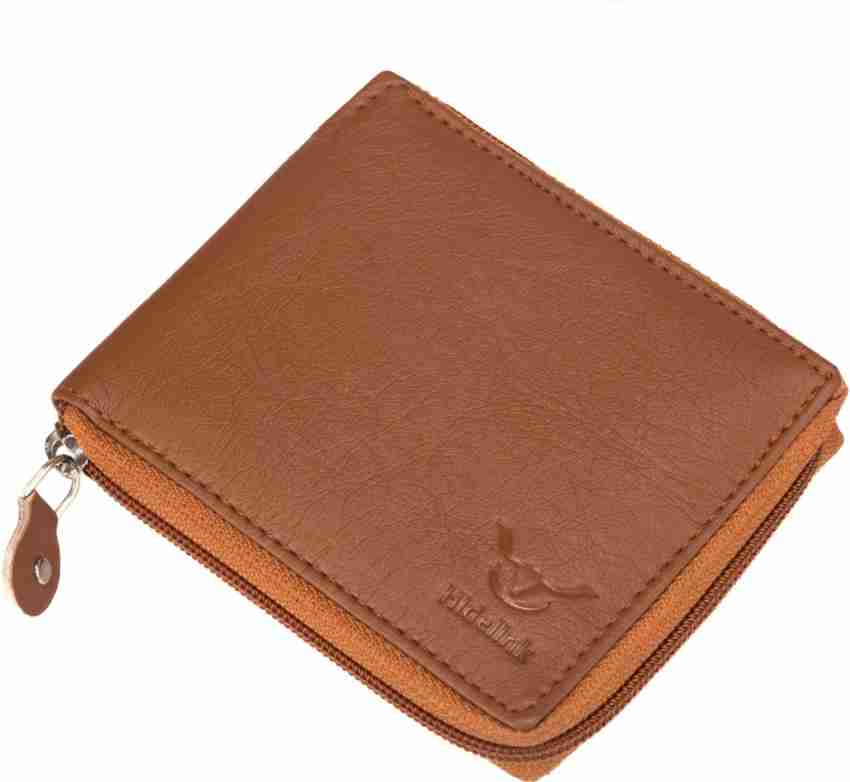 Hidelink Men Casual Brown Artificial Leather Wallet Brown2 Price