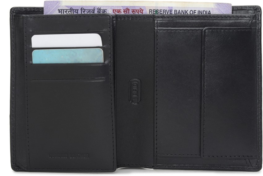 Buy Online Titan Black Leather Wallet For Men Tw217Lm1Bk, Titan
