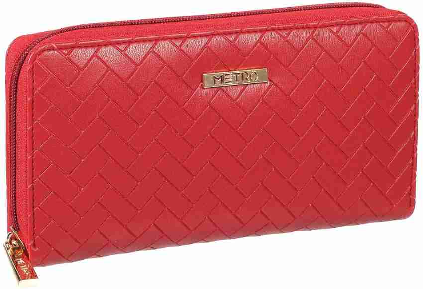 METRO CITY RED WALLET