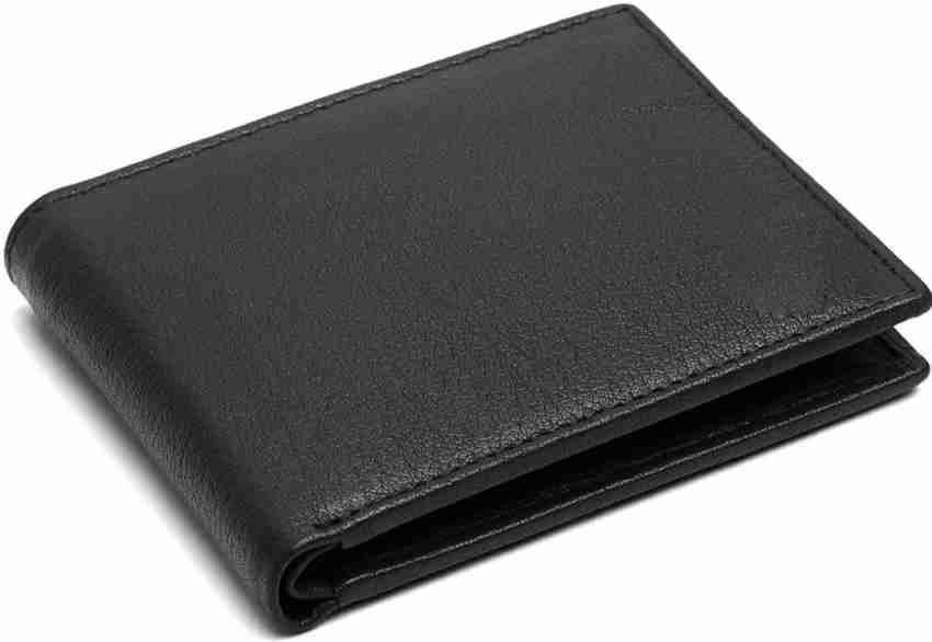 GH Men Formal, Travel Black Genuine Leather Wallet Black - Price in India |  Flipkart.com