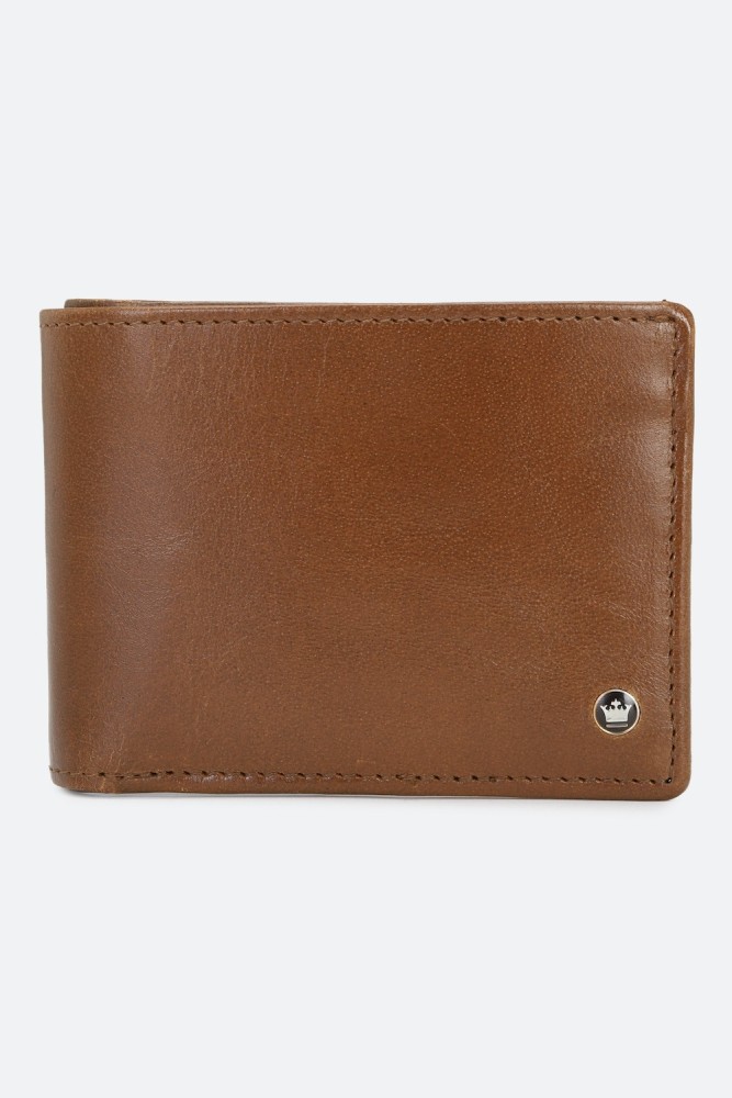 LOUIS PHILIPPE Men Casual Brown Genuine Leather Wallet Brown