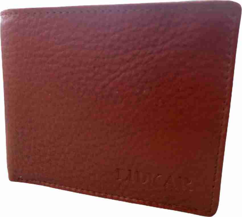 Lidkar Men Women Brown Genuine Leather Wallet BROWNCOLOUR