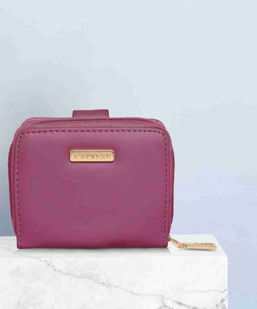 Caprese Women Pink Artificial Leather Wallet FUCHSIA PINK - Price in India