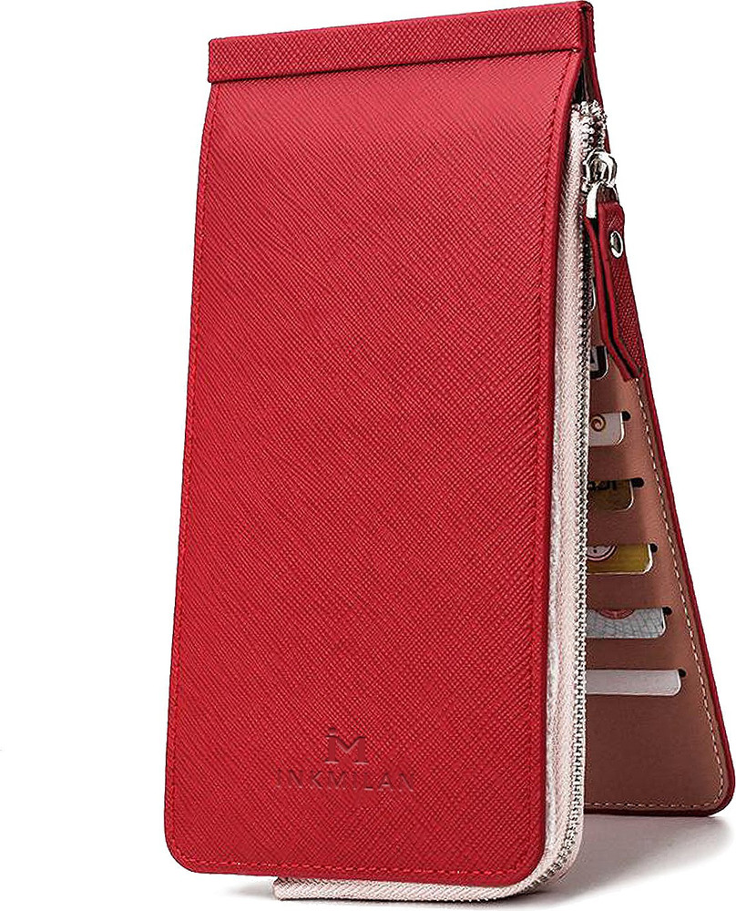 INKMILAN Men Women Casual Red Artificial Leather Wallet RED Price in India Flipkart