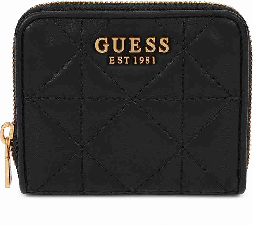 Guess wallet online leather