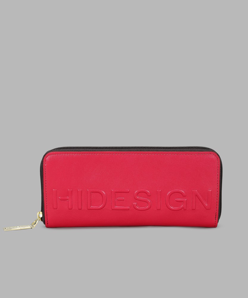 HIDESIGN Women Casual Red Genuine Leather Wallet Berry Price in India Flipkart