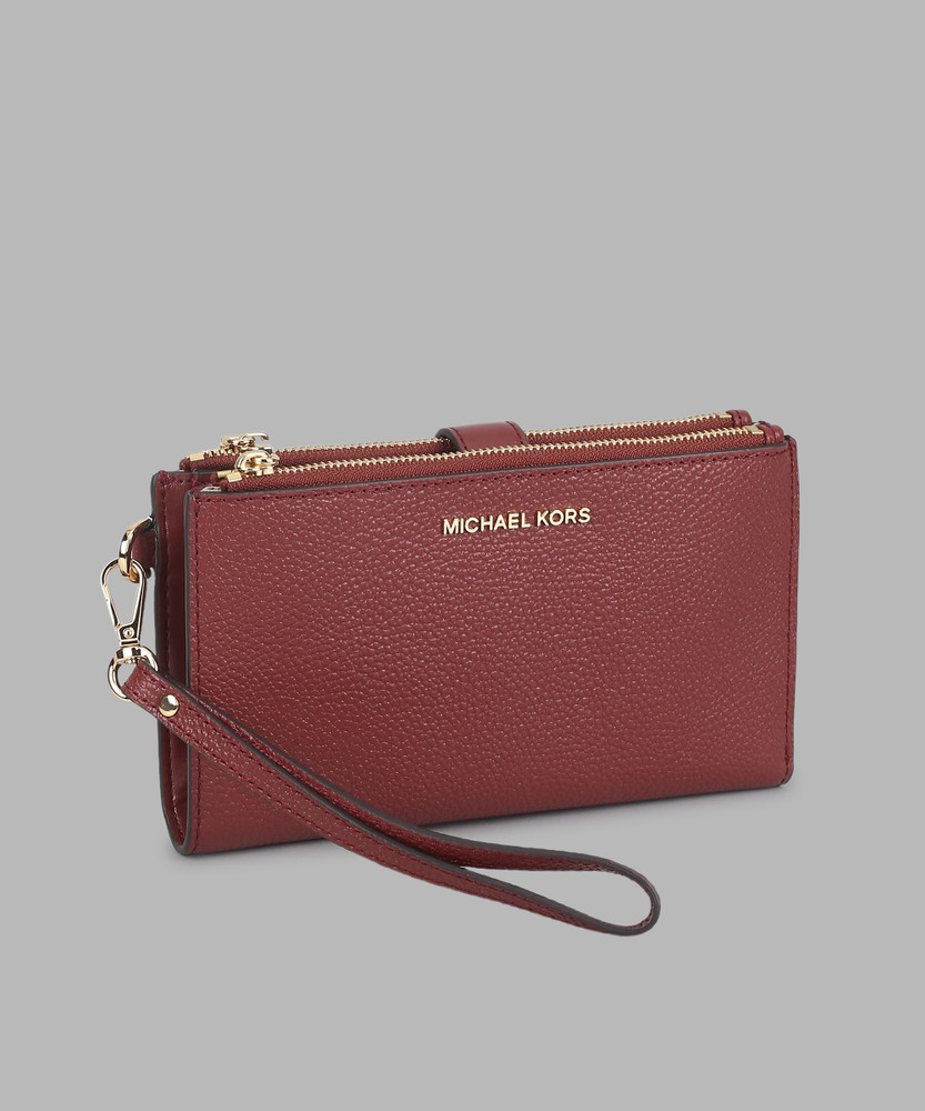 MICHAEL KORS Women Casual Brown Genuine Leather Wrist Wallet MULTI PINK Price in India Flipkart