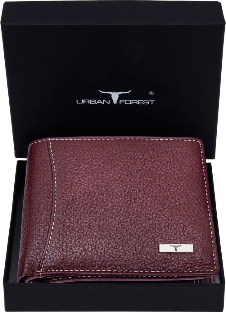URBAN FOREST Men Brown Genuine Leather Wallet BROWN 