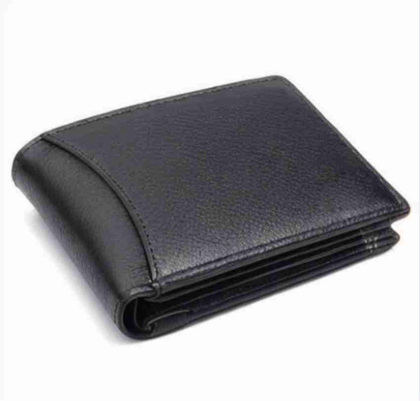 GH Men Formal, Travel Black Genuine Leather Wallet Black - Price in India |  Flipkart.com