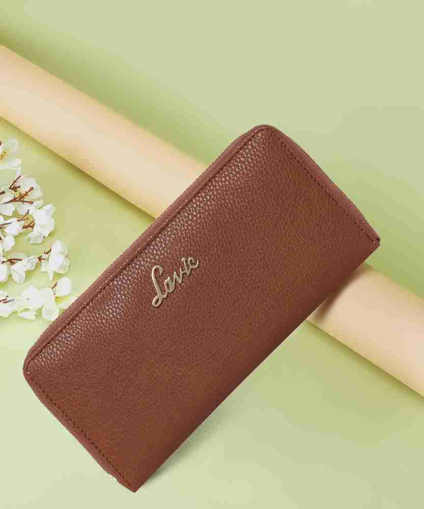 LAVIE Women Casual Brown Artificial Leather Wallet Brown Price in India Flipkart