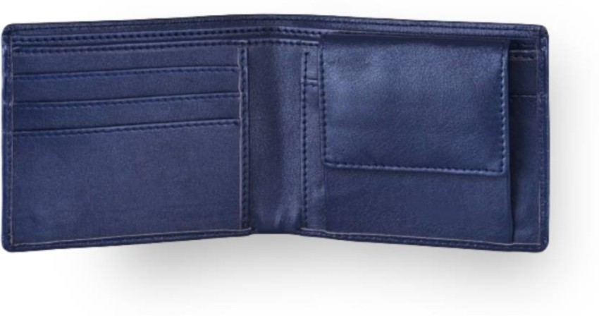 Settler Men Formal, Trendy, Travel Blue Artificial Leather Wallet