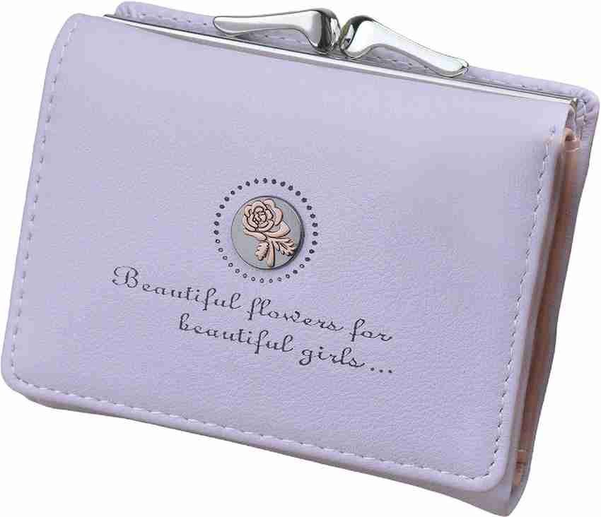 SYGA Girls Purple Artificial Leather Wallet Light Purple Price