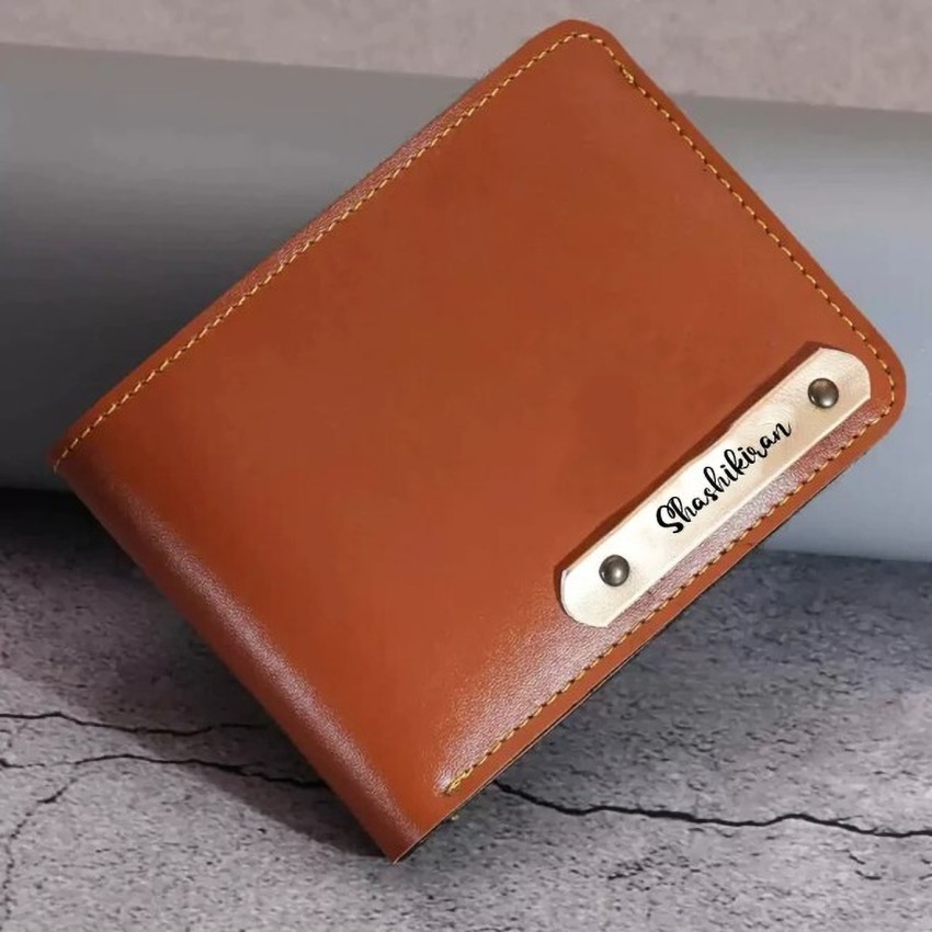 SY Gifts Boys Tan Artificial Leather Wallet Shashikiran Name Wallet Price in India Flipkart