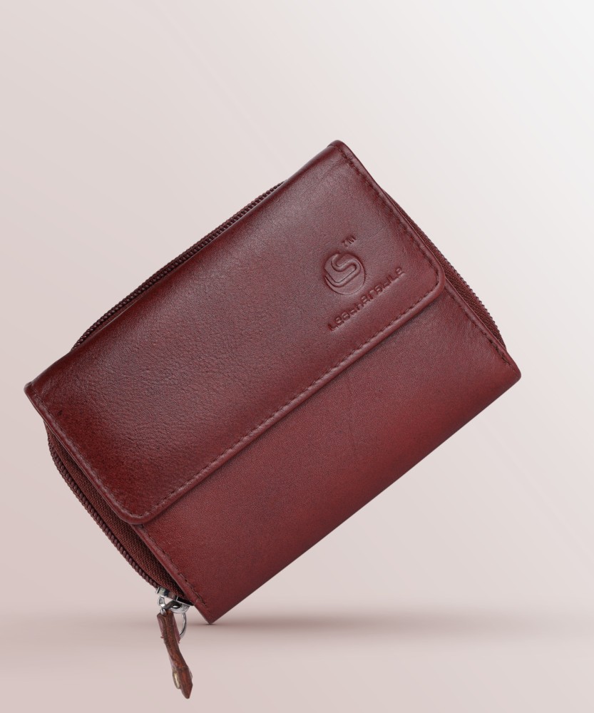 Leatherstile Women Casual Formal Brown Genuine Leather Wallet