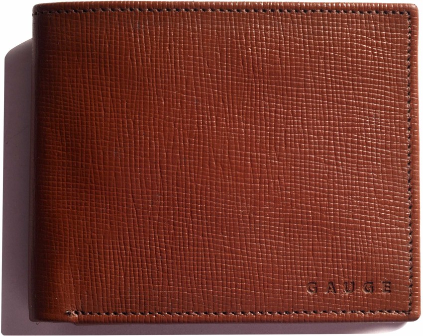 Gauge machine Men Formal, Evening/Party, Travel Brown Genuine Leather Wallet  Brown - Price in India