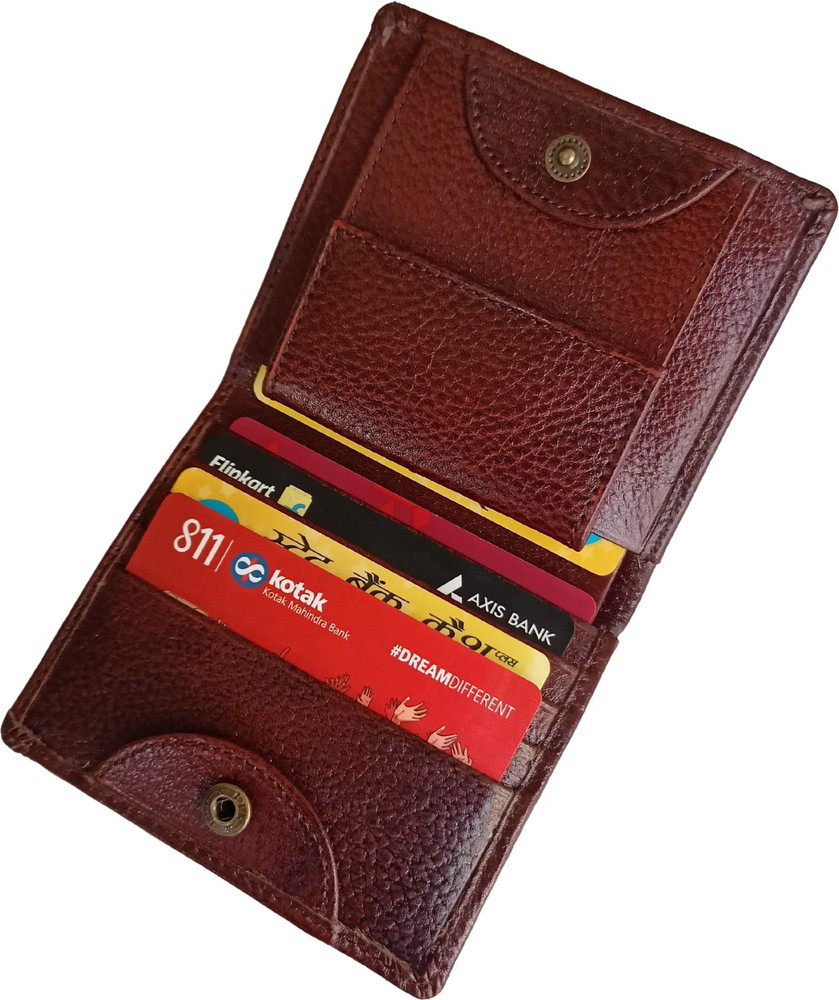 Faztroo Men Brown Genuine Leather Wallet Dark Brown Price in India Flipkart