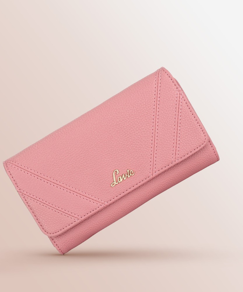 LAVIE Women Pink Artificial Leather Wallet PINK Price in India Flipkart