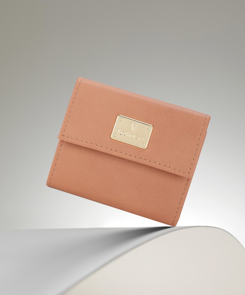 Van Heusen Women Casual Pink Genuine Leather Wallet