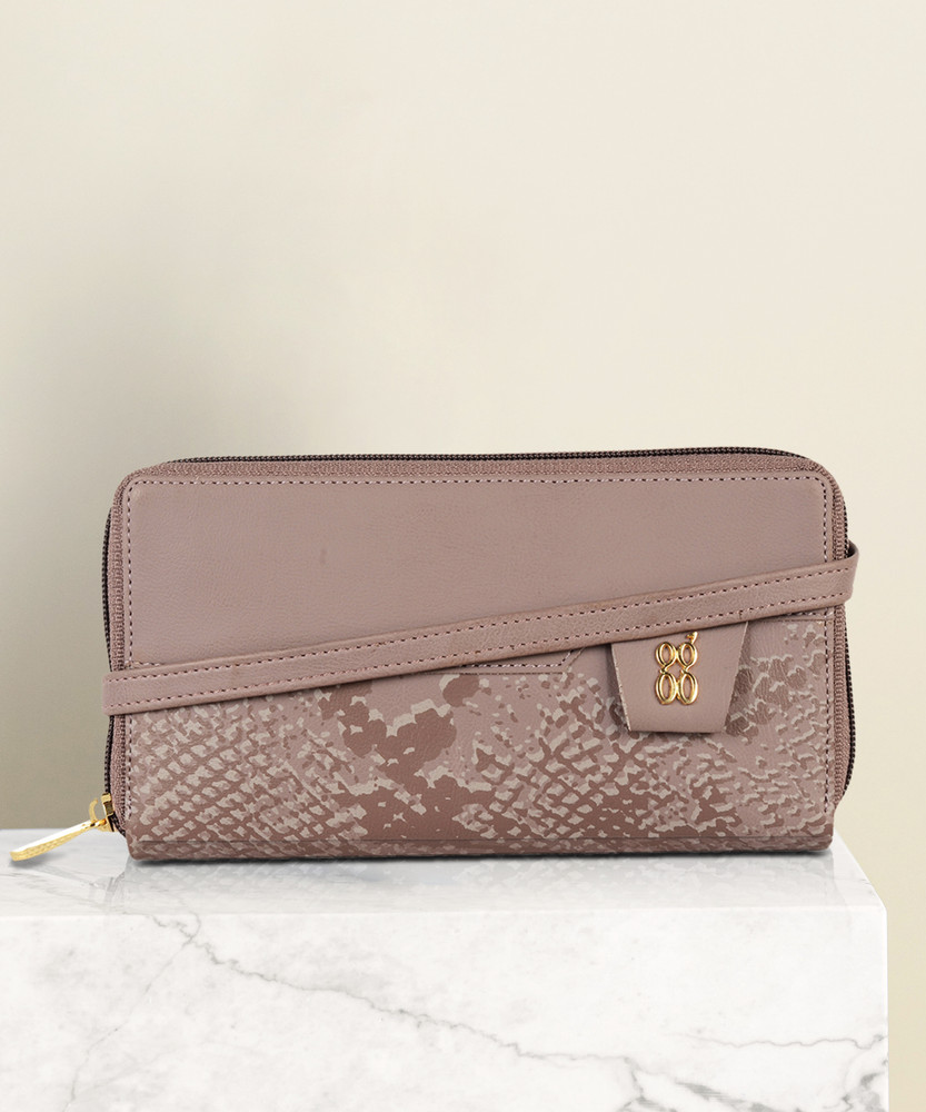 Baggit Women Casual Purple Artificial Leather Wallet PURPLE
