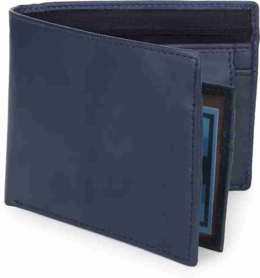 Wildwings Men Trendy, Casual Blue Genuine Leather Wallet