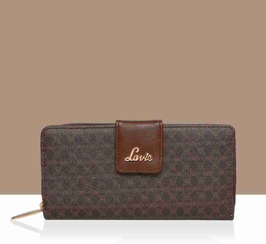 LAVIE Women Casual Brown Artificial Leather Wallet Choco Price