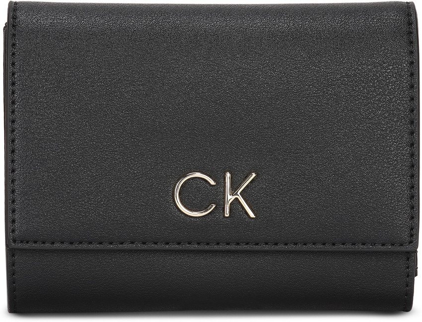 Calvin Klein Jeans Women Black Artificial Leather Wallet Brown Price in India Flipkart