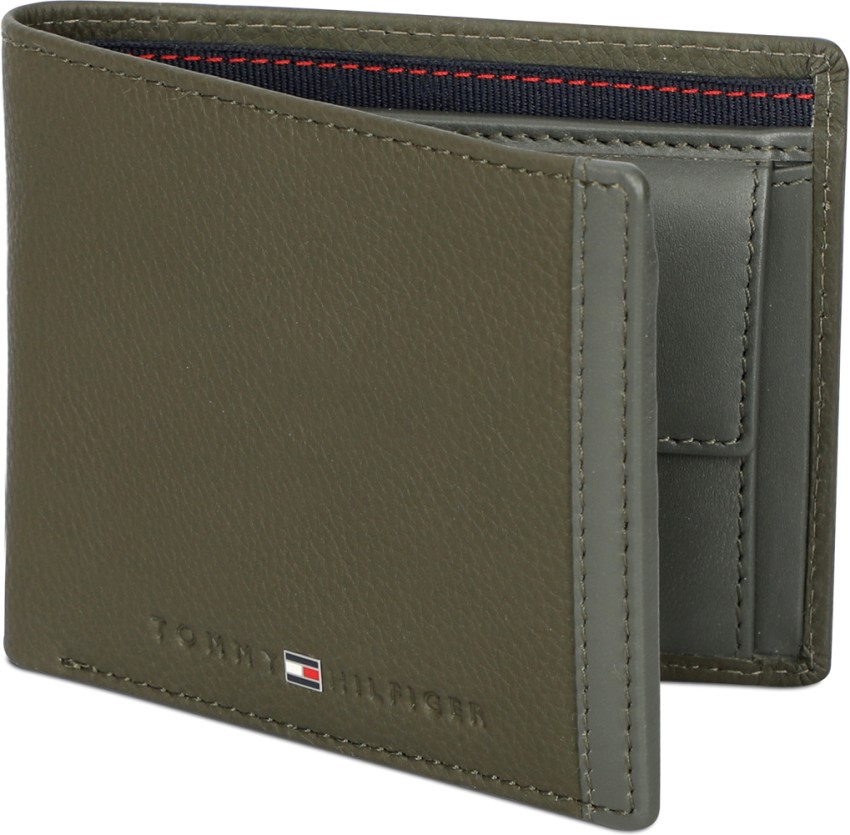 Tommy hilfiger green deals wallet