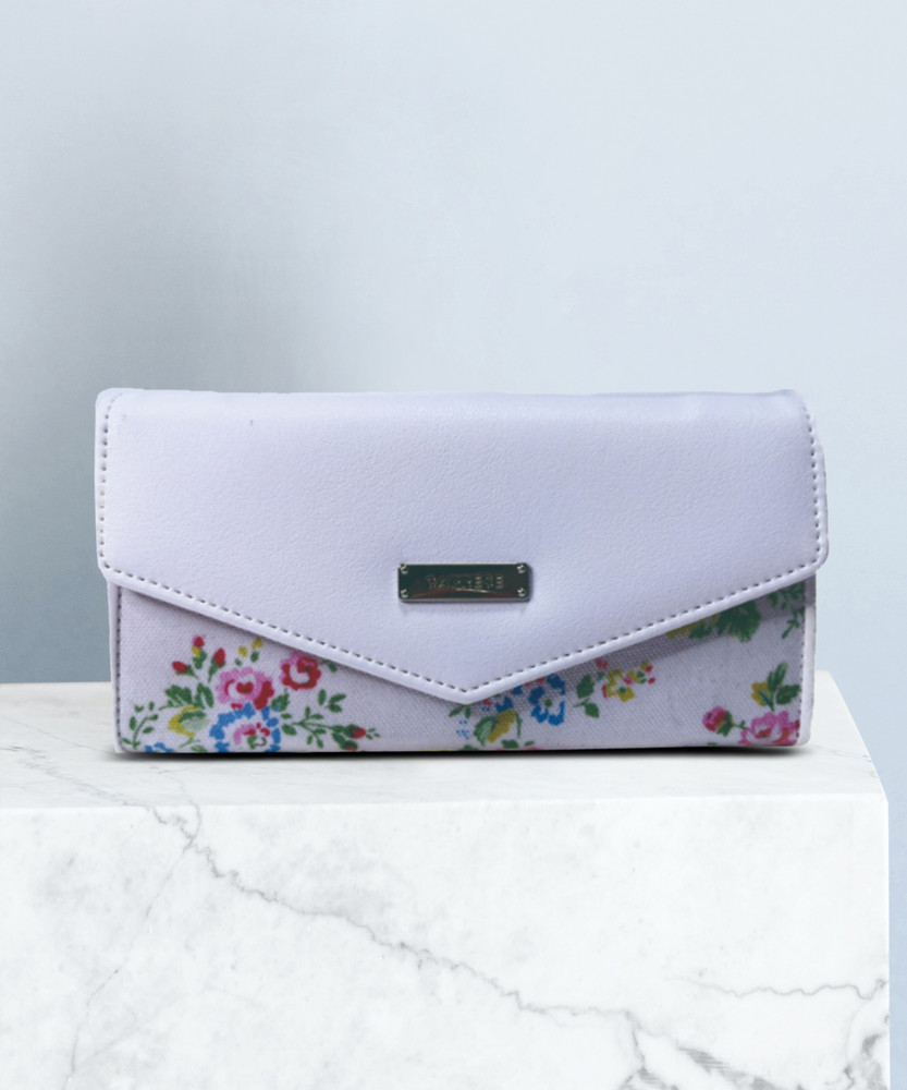 Caprese Women White Artificial Leather Wallet blue Price in India Flipkart